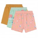 Miniklub Po3 Shorts - Pink/Brown/Green, 18-24m